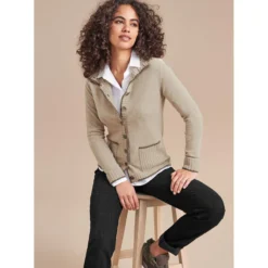 Two-Ply Kaschmir-Cardigan