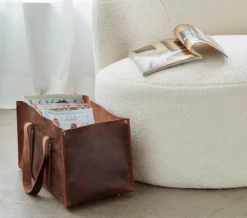 Universal-Ledertasche aus Büffelleder