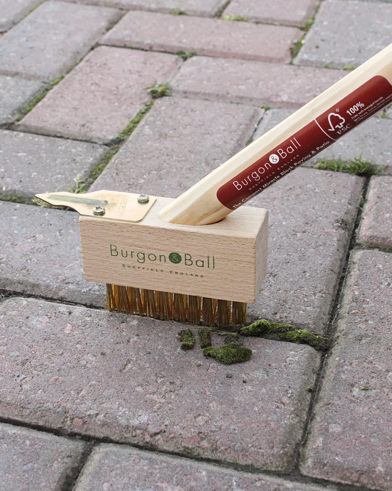Unkraut-Fugenbürste