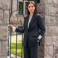 Untildress Wolljersey-Blazer oder -Hose