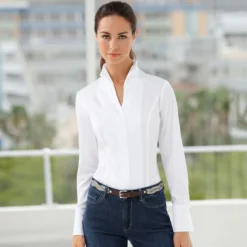 van Laack Kelchkragen-Bluse