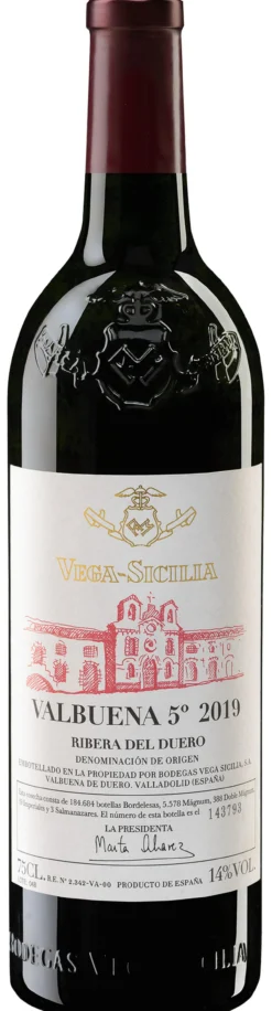 Vega Sicilia Valbuena 2019, Vega Sicilia, Ribera del Duero, Spanien