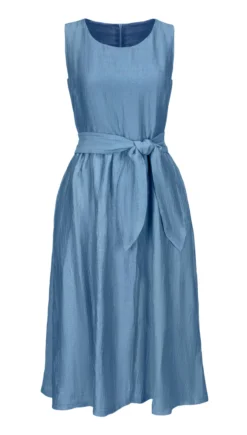 Vicario Cinque Glamour-Leinenkleid