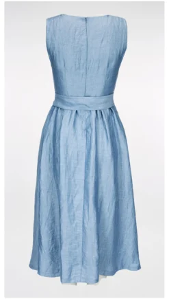 Vicario Cinque Glamour-Leinenkleid