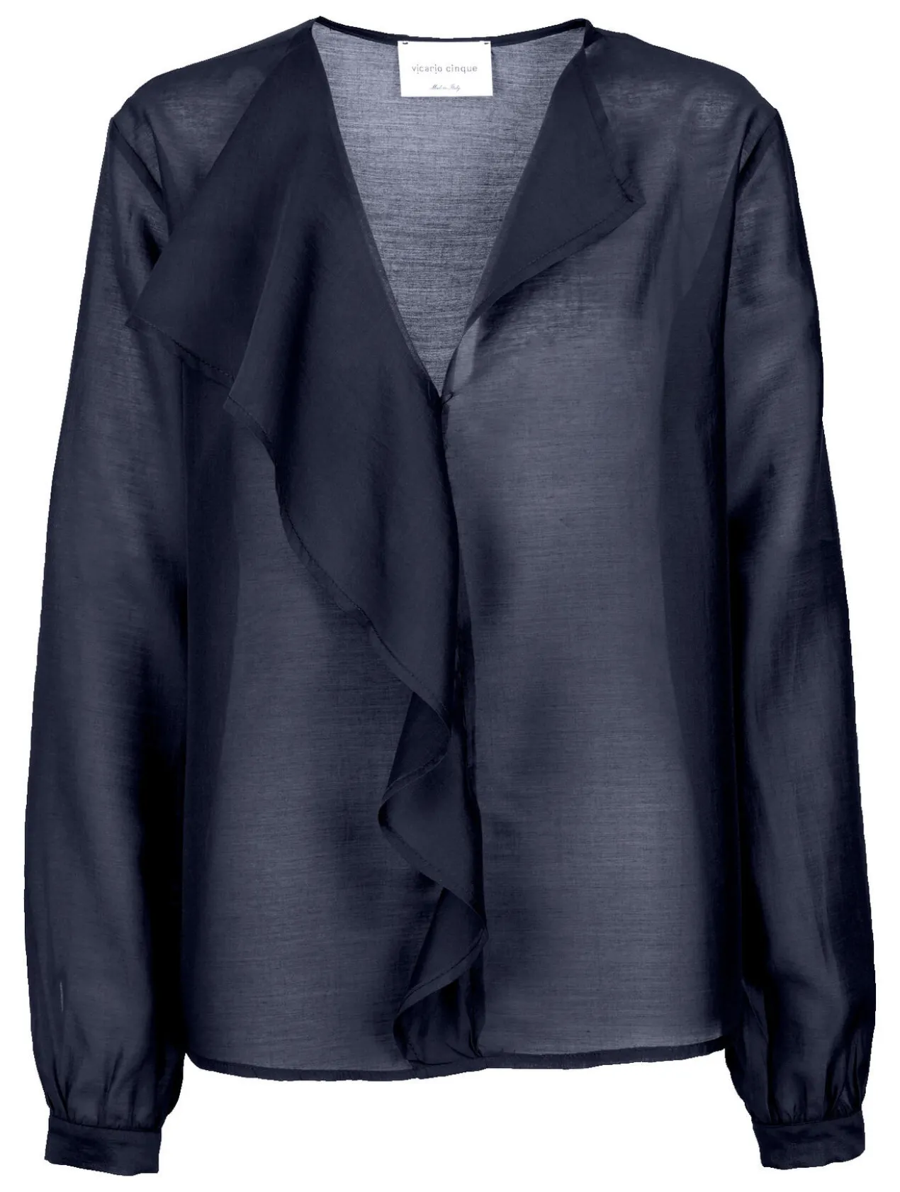 Vicario Cinque Lyocell-Musselin-Bluse