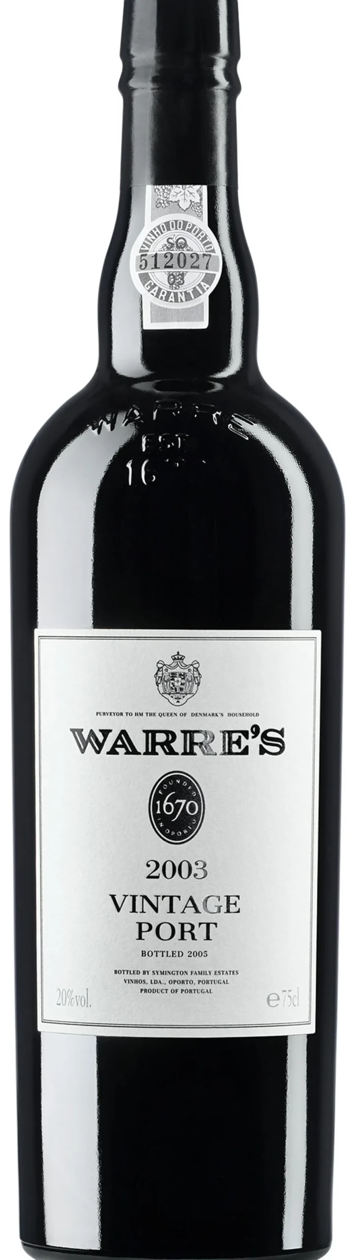Vintage Port 2003, Warre’s, Douro, Portugal