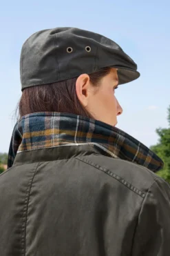 Waxed Cotton Schiebermütze