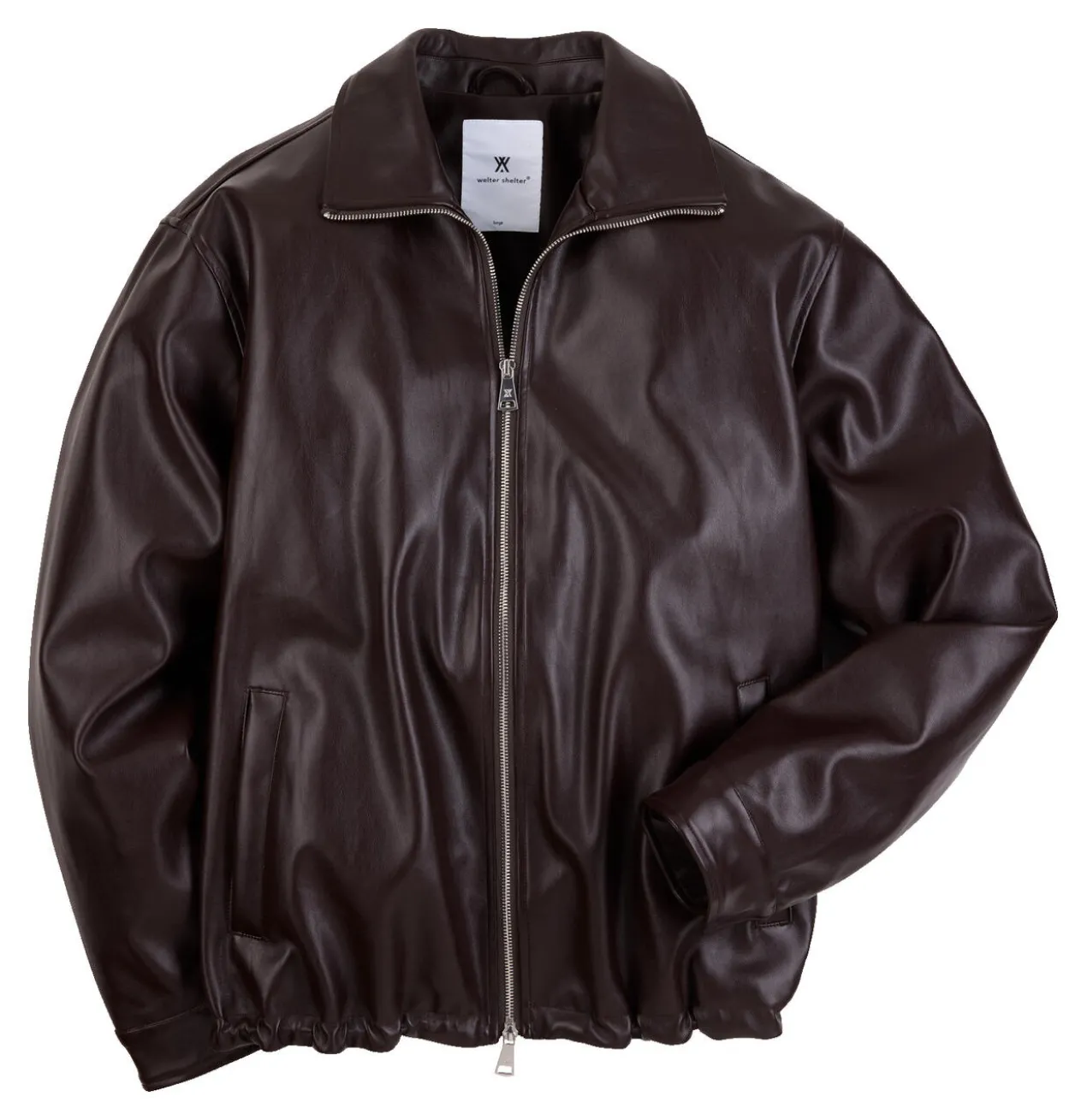 Wetterfeste Kunstlederjacke