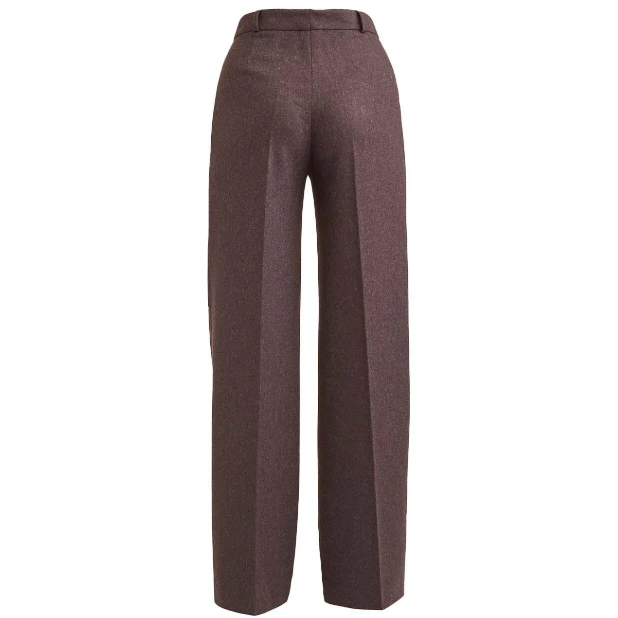 Wide-leg-Schurwollhose