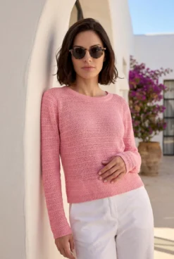 William Lockie Edel-Mesh-Pullover