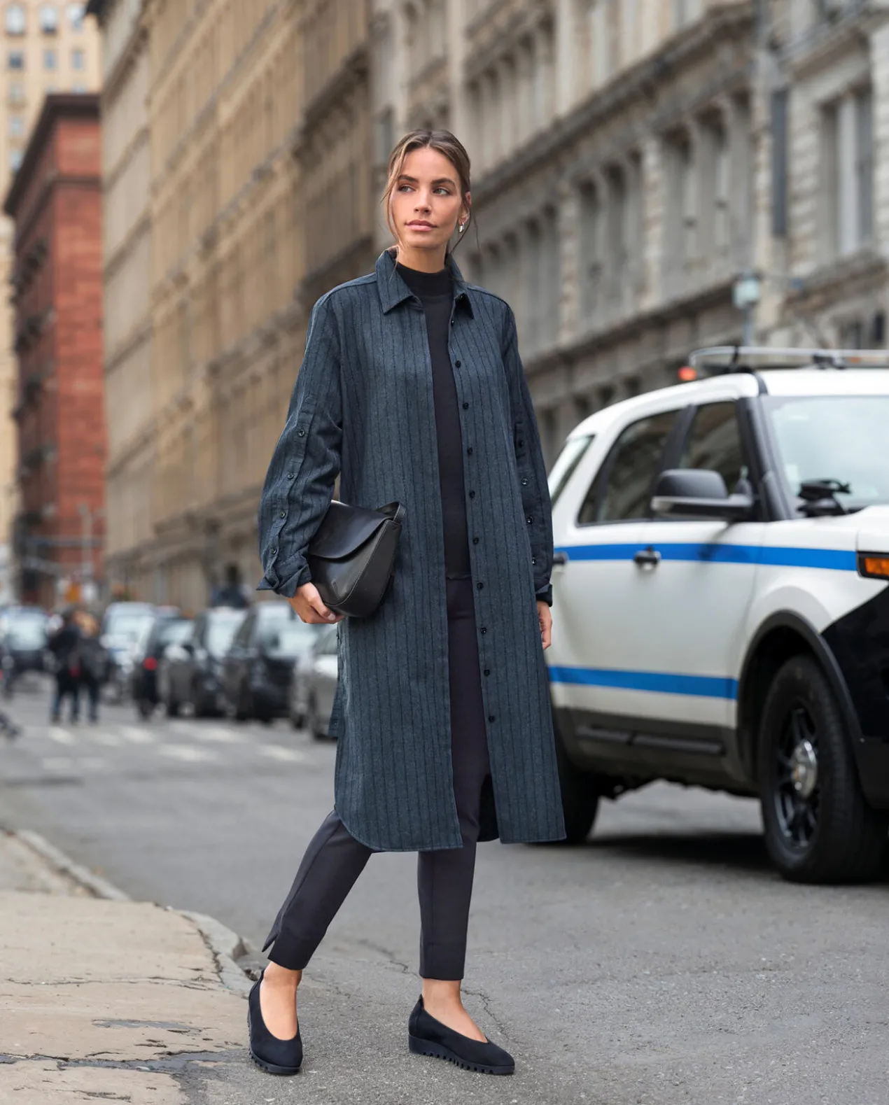 Winter-Longblusen-Kleid