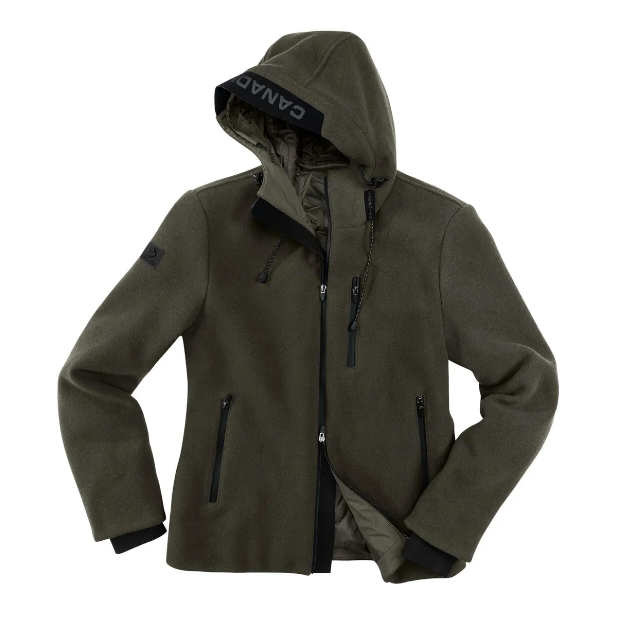 Woll-Fleecejacke
