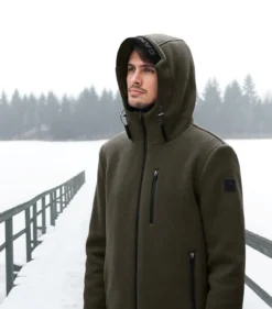 Woll-Fleecejacke