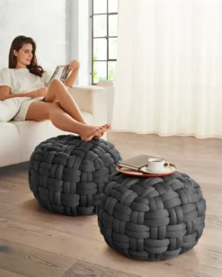 XL-Geflecht Pouf
