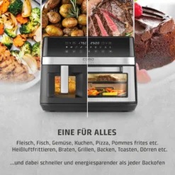 XXL-Duo-Heißluftfritteuse