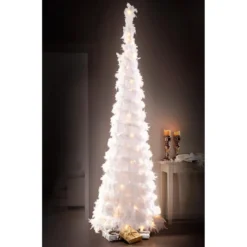 Zauberhafter LED-Federbaum