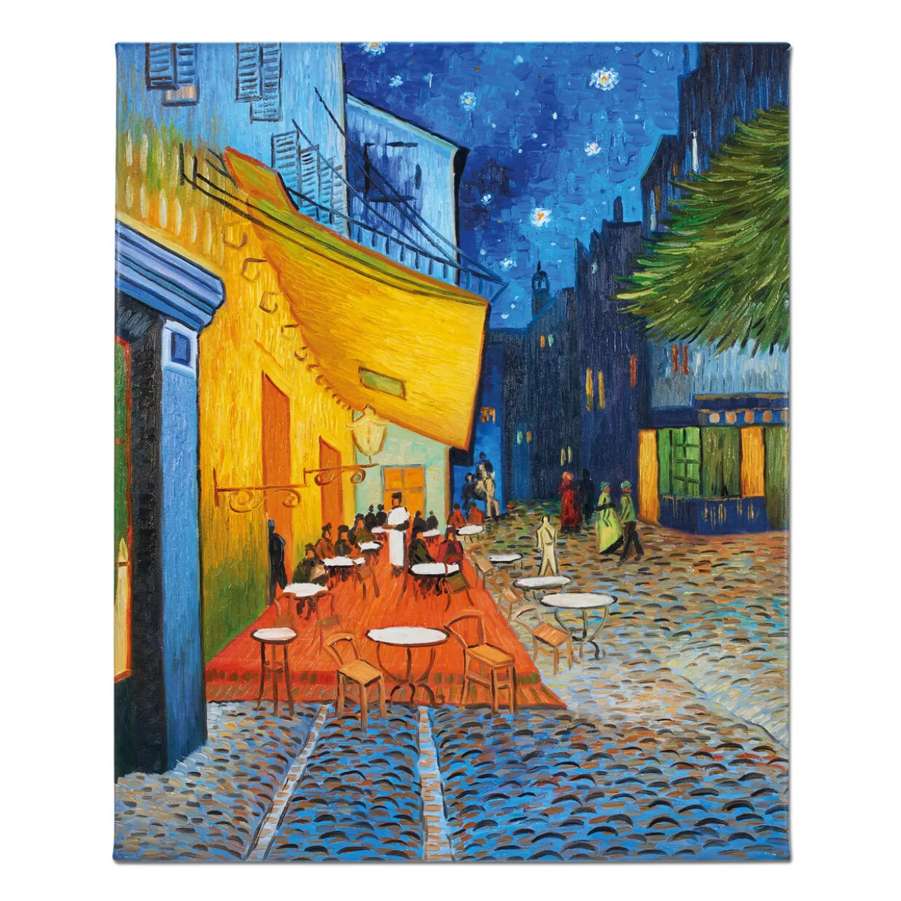 Zhao Xiaoyong malt Vincent van Gogh – Caféterrasse am Abend