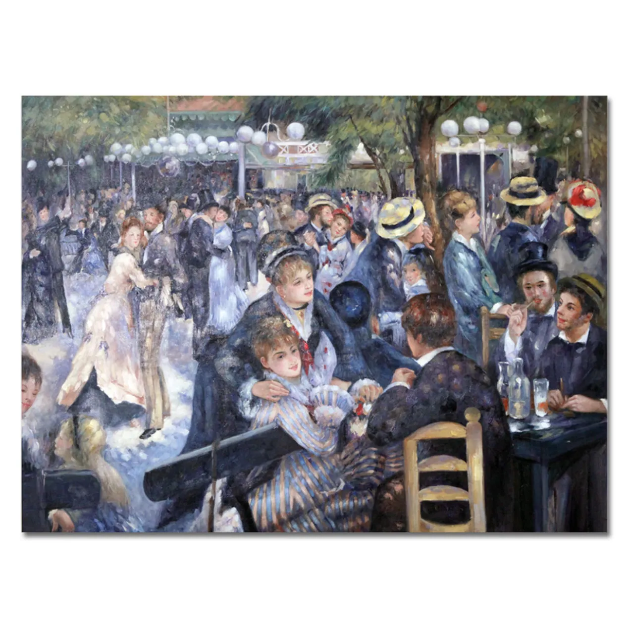 Zhong Lirong malt Renoir – Bal du Moulin de la Galette