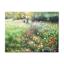 Zhong Lirong malt Renoir – Frau mit Sonnenschirm